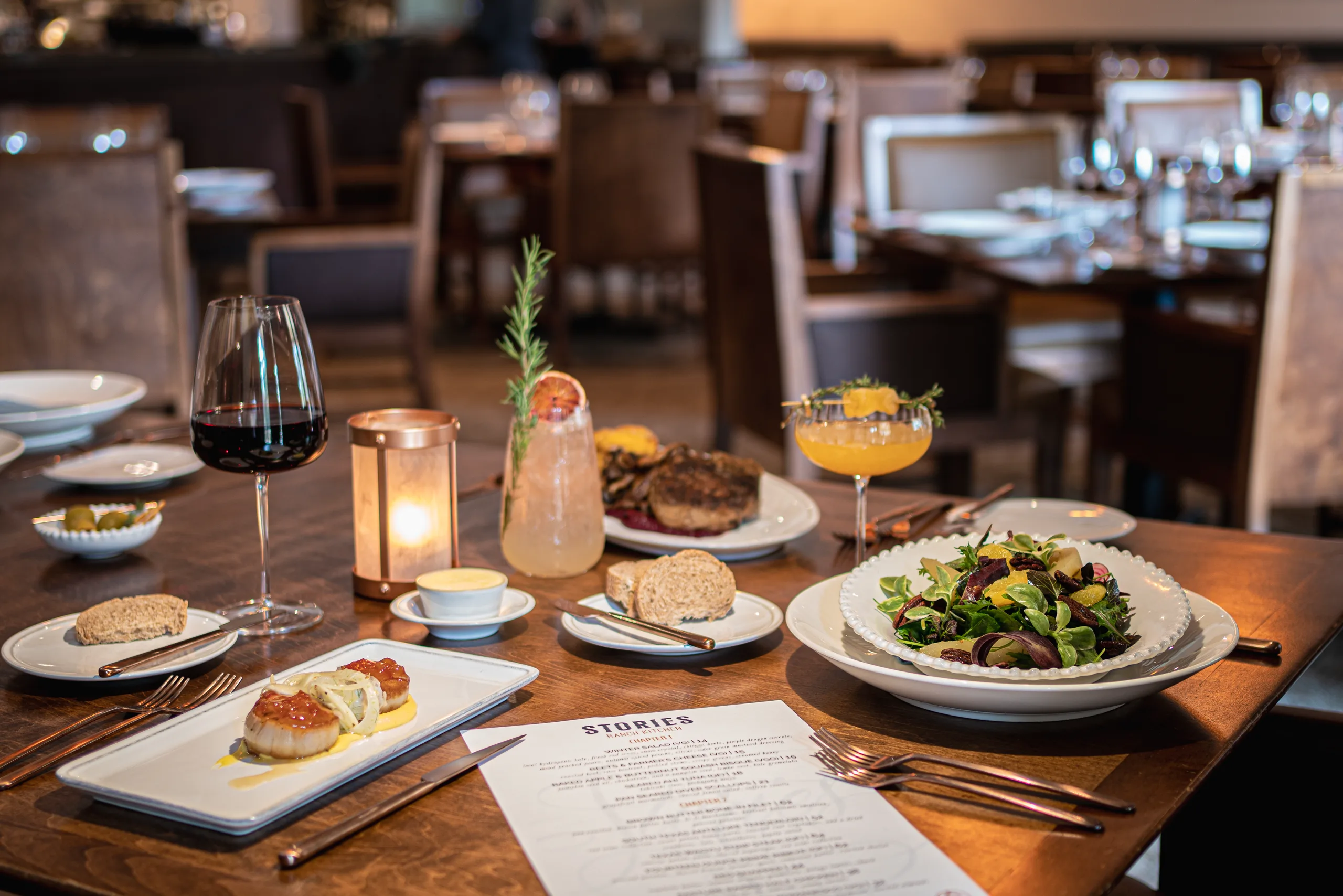 Dinner and cocktails at Stories Ranch Kitchen